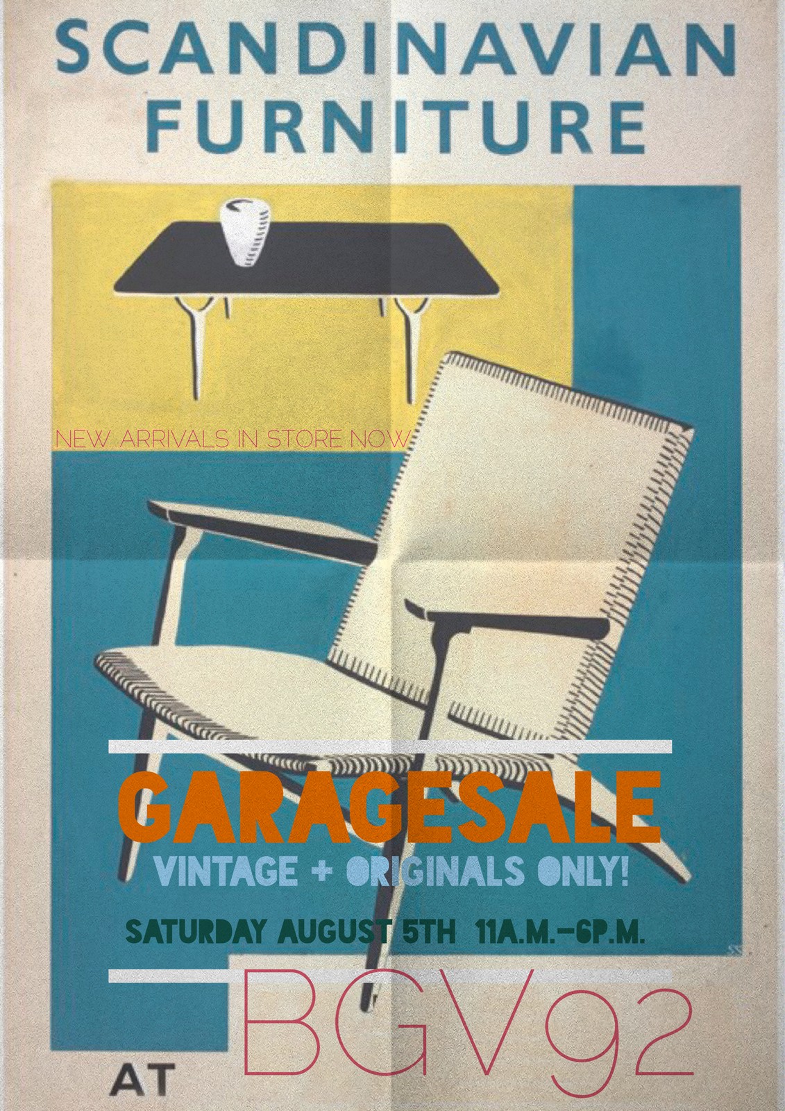 Zaterdag 5 augustus, open met veel nieuwe, interessante spullen. Vintage galore!