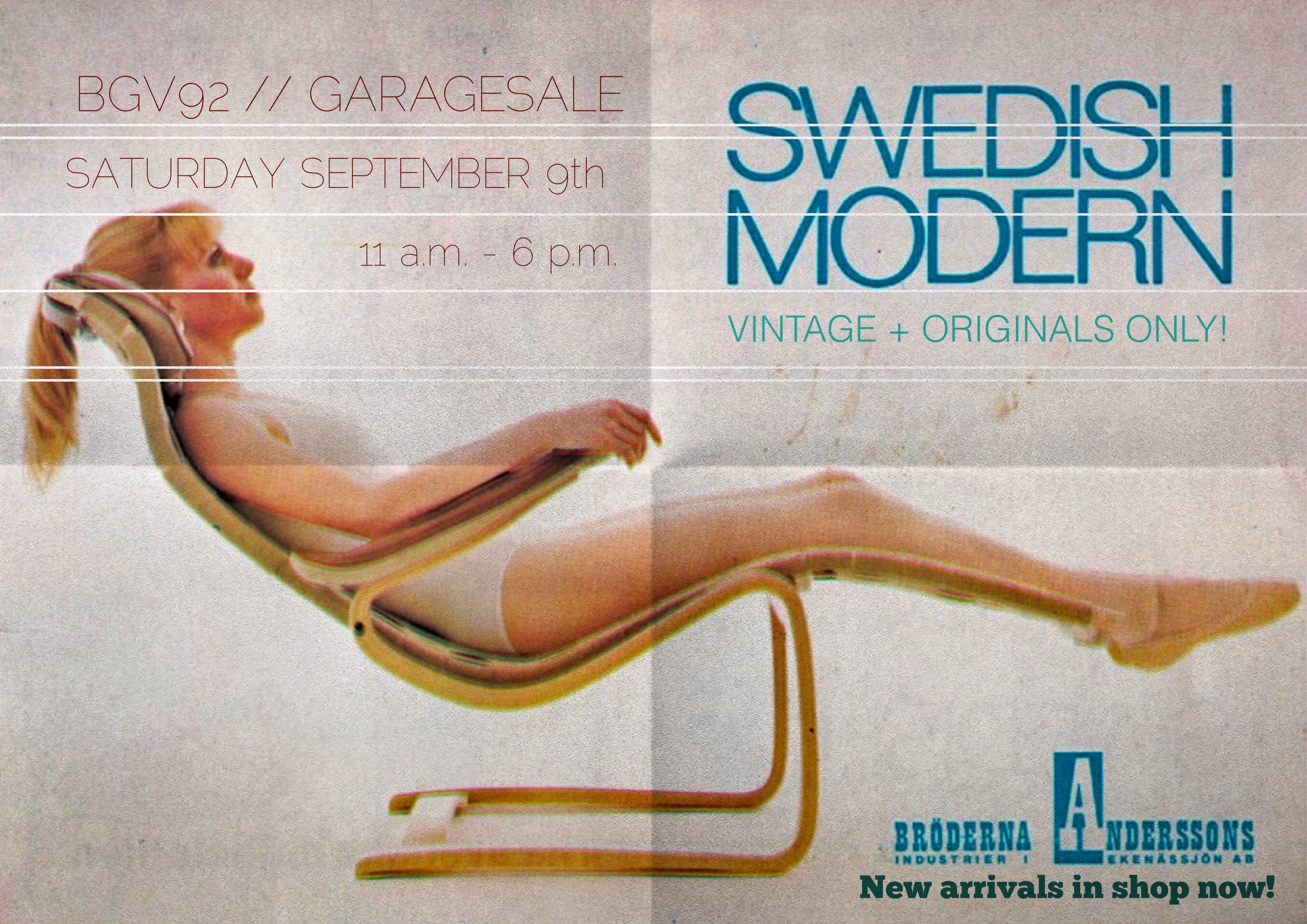 Zaterdag 8 september, vintage+originals only! @ garagesale Begijnenvest